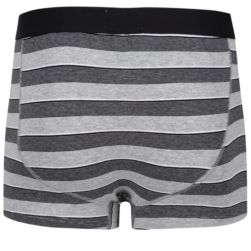 Ben Sherman Mens Classic Trunks Set (Black/Grey/Blue Stripe) | Sportpu