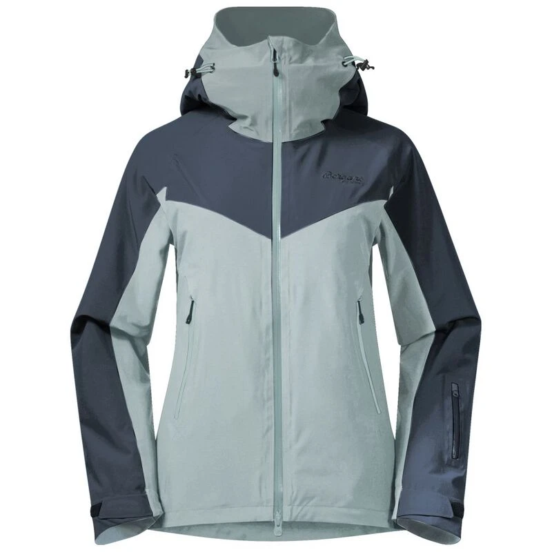 Bergans Womens Oppdal Waterproof Jacket Misty Forest Orion Blue Sp