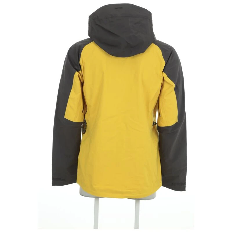 Bergans Mens Romsdal Pro 3L Waterproof Jacket Waxed Yellow Solid Char