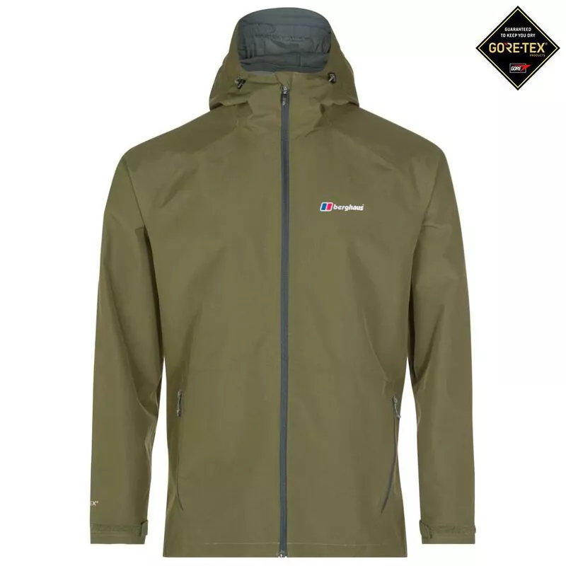Berghaus Mens Paclite 2.0 Shell GTX Jacket Dark Green Sportpursuit