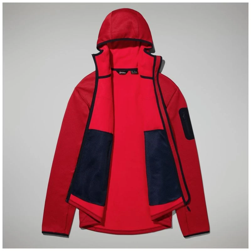 Berghaus Pravitale Veste Polaire à Capuche pour Homme XS Electric Purple/Tillandsia Pur