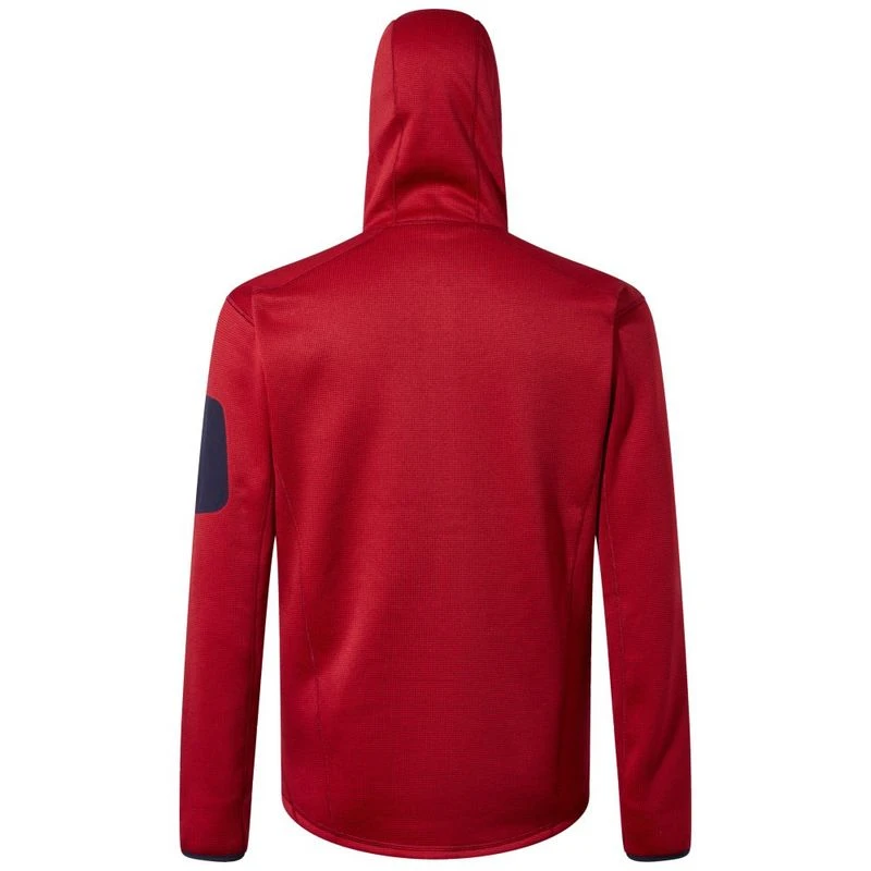 Veste Polaire Berghaus Homme XL Rouge - Capuche, Zip Intégral, Idéale Randonnée Et Ski