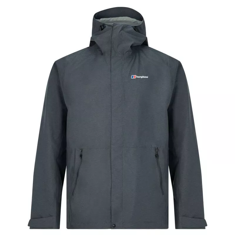 Berghaus Mens Alluvion Shell Jacket Dark Grey Dark Grey Sportpursu
