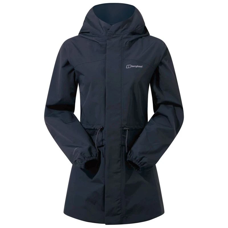 Berghaus Womens Swirlhow Hooded Jacket Black Dark Turquoise Sportp