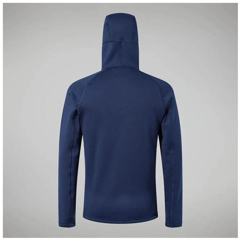 Berghaus Mens Carnot Polartec Hooded Fleece Jacket Dark Blue Sport