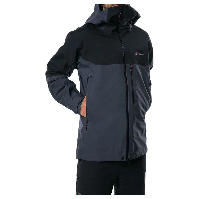 Berghaus Mens Extrem 5000 Vented Waterproof Jacket Carbon Black Sp
