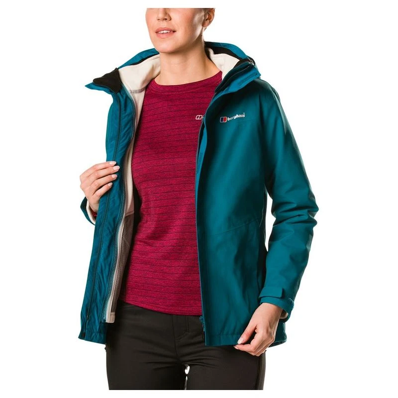 Berghaus Womens Hillwalker Gemini 3 in 1 Jacket Deep Lagoon Sportp