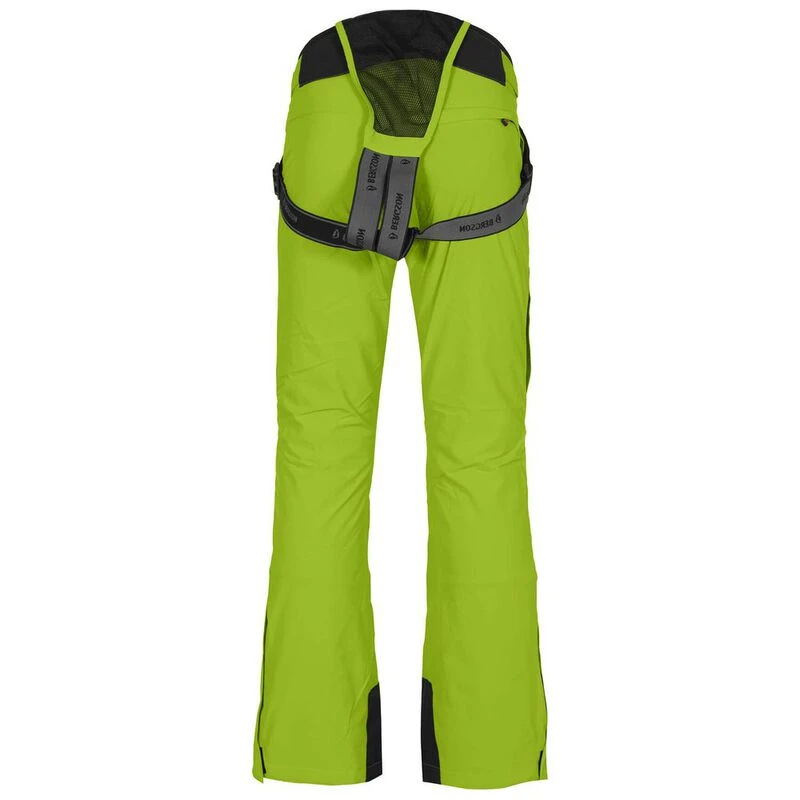 Bergson Mens Flex Ski Trousers Lime Green Sportpursuit
