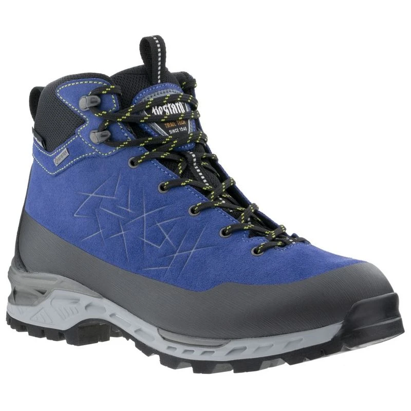Bestard Mens Trek Mid Hiking Boots Blue Sportpursuit