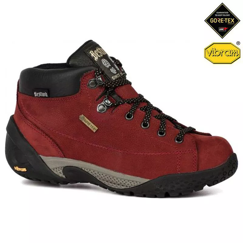 Bestard Womens Travel GTX Boots Red Sportpursuit