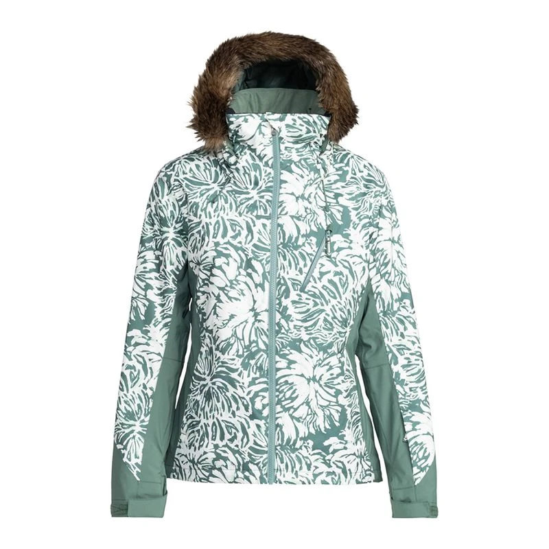 Roxy Jet Ski Premium Jacket Blue Dark Forest Wild Sportpursuit