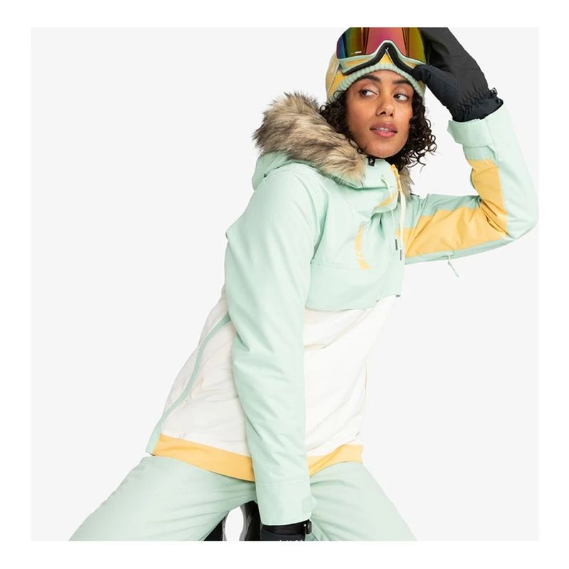 Roxy Womens Shelter Jacket Green Sportpursuit