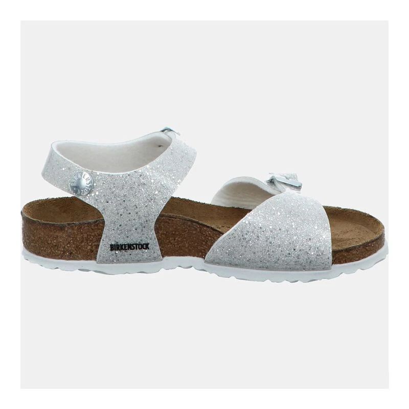 Birkenstock Kids Rio Plain BF Sandals White Sportpursuit