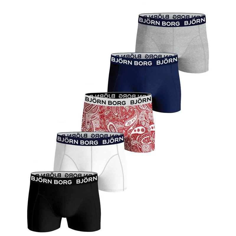 Bjorn Borg Kids Core Boxers (5 Pack - Multi 3)