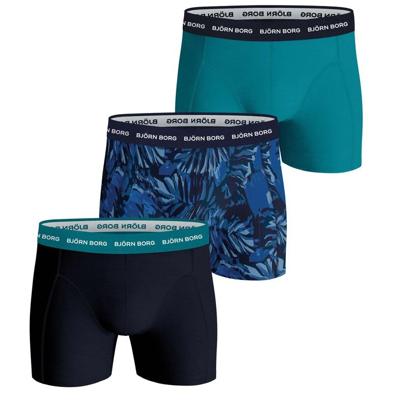 BjornBorg Mens Cotton Stretch Underwear (Multi - 3 Pack) | Sportpursui