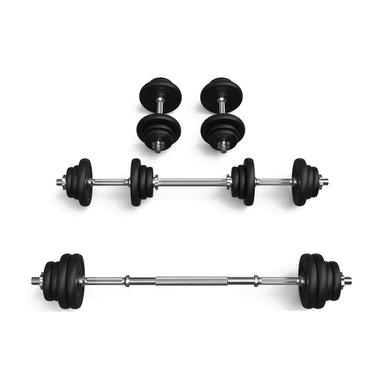 Plaques de poids en fonte Domyos (2 x plaques de 10 kg) pour