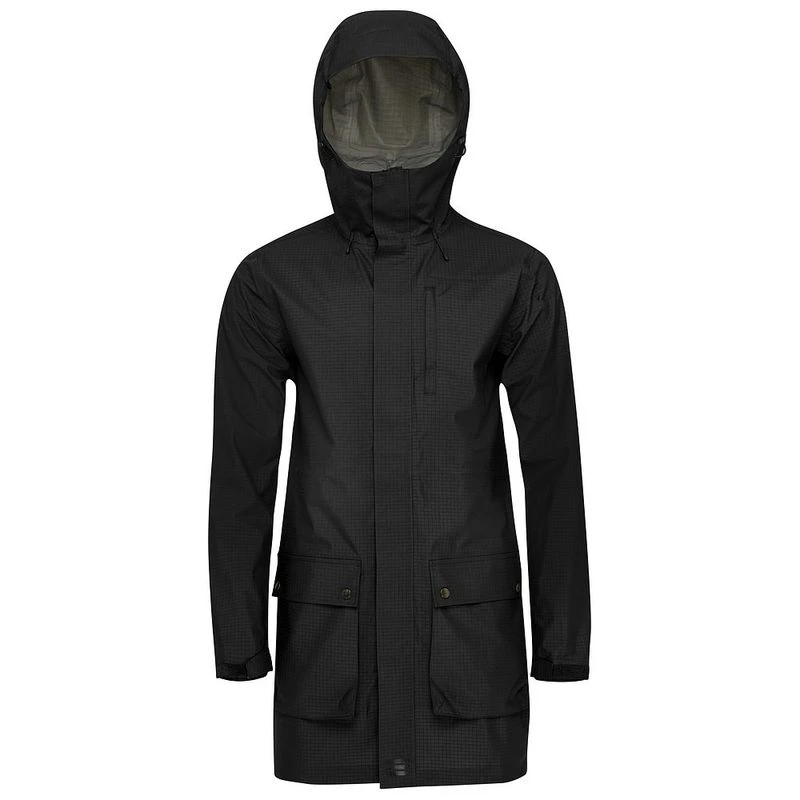 Waterproof fishtail parka mens top