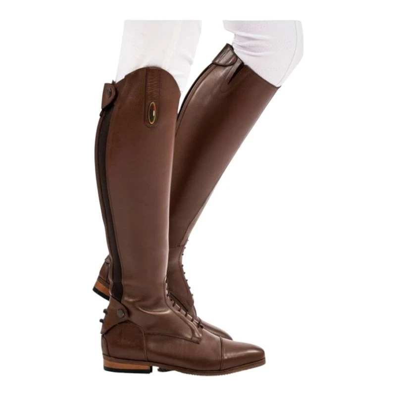 Bottes D'équitation Tivoli Jodhpur Brogini Pour Femmes - Cuir - Semelle Caoutchouc Antidérapante - Tige Cheville