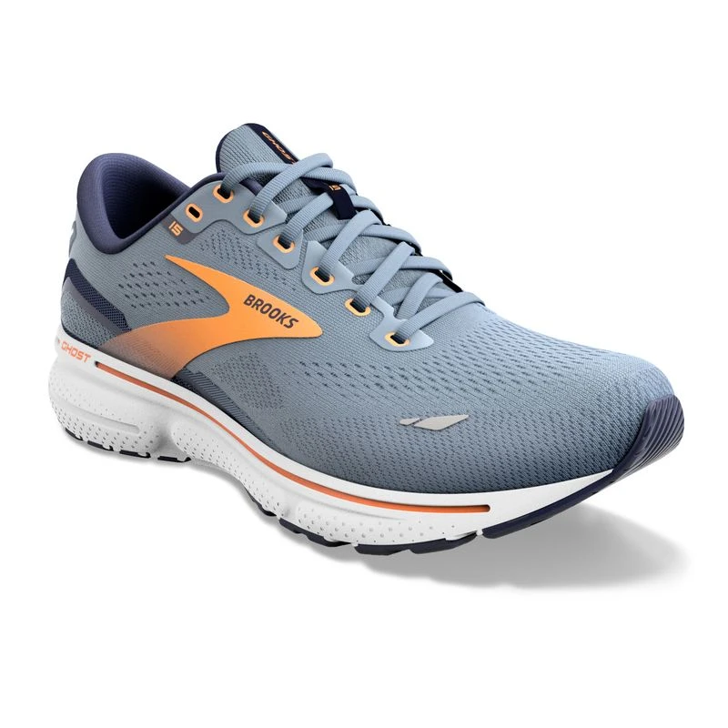 Brooks Mens Ghost 15 Running Shoes Blue Sportpursuit