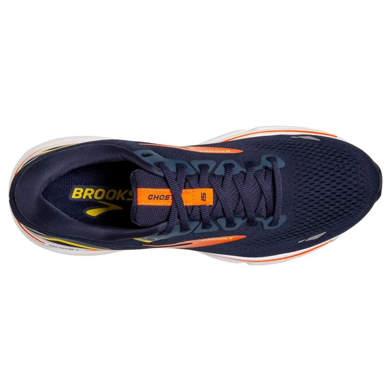 Brooks Mens Ghost 15 Running Shoes Blue Sportpursuit