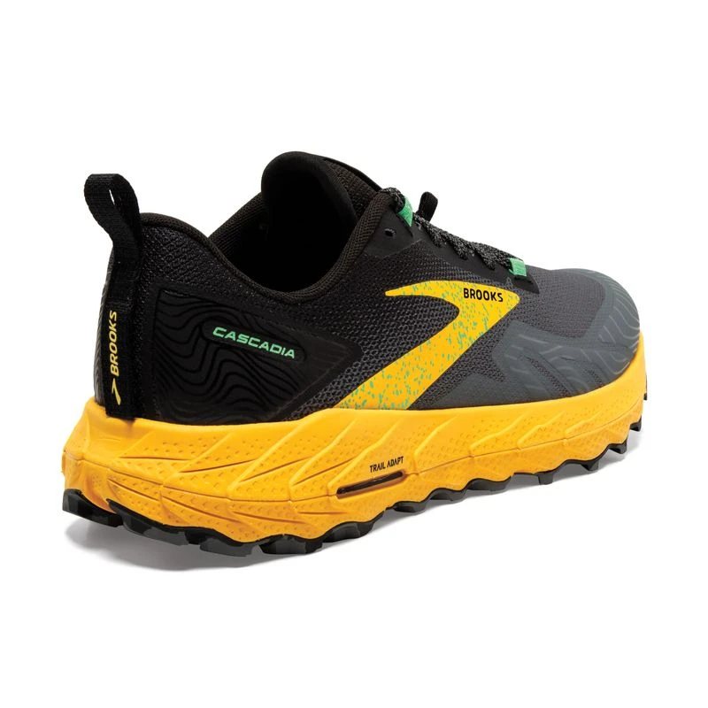 Brooks cascadia mens yellow on sale