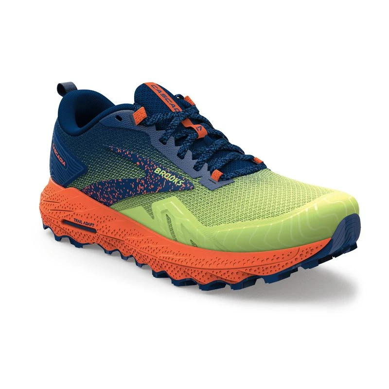 Brooks Mens Cascadia 17 Trail Running Shoes Green Sportpursuit