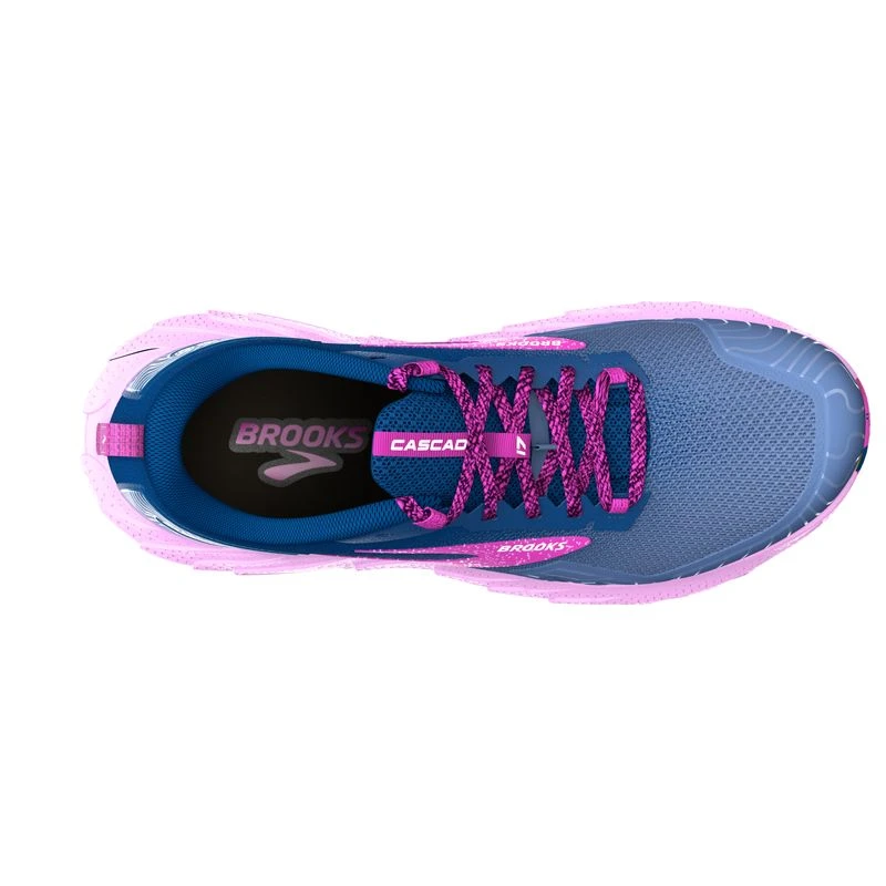 Brooks Womens Cascadia 17 Trail Running Shoes Navy Purple Violet S