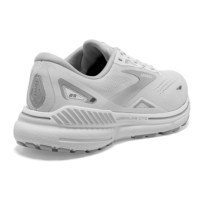 Brooks Adrenaline GTS 23 Donna, Bianco/Ostrica/Argento, Taglia 12 B Medium, Nuove Senza Scatola