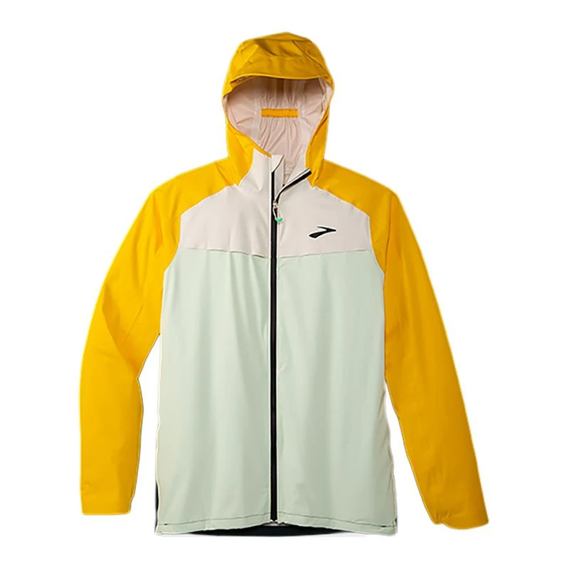 Brooks running jacket mens purple cheap