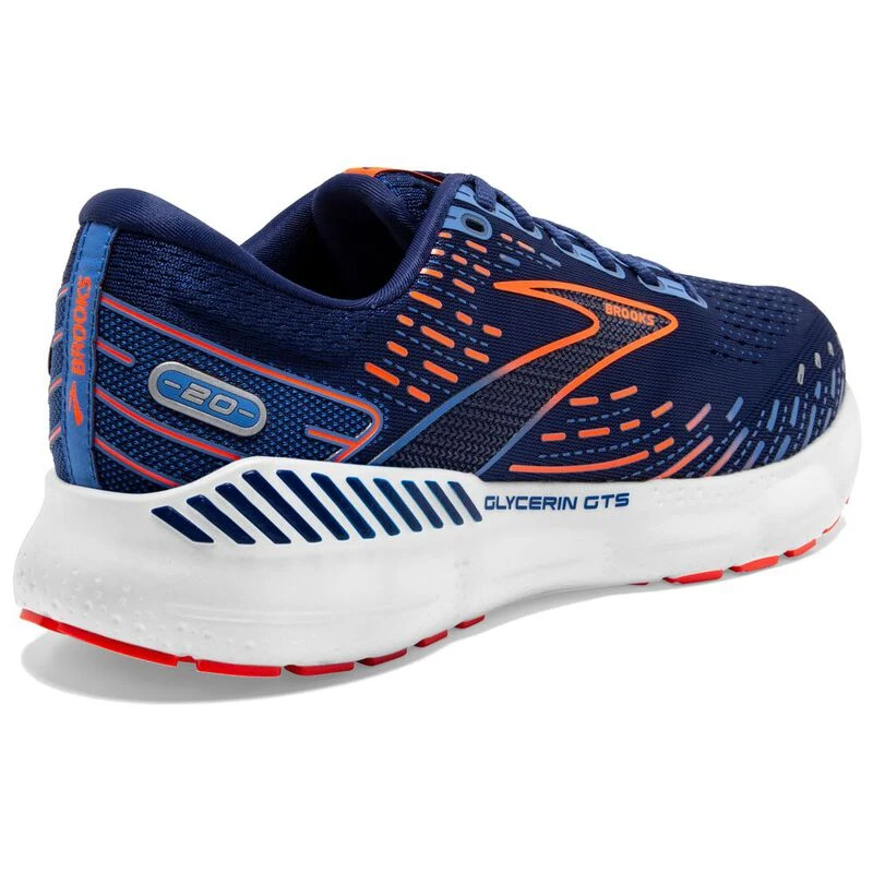 Brooks red white and blue running shoes new arrivals