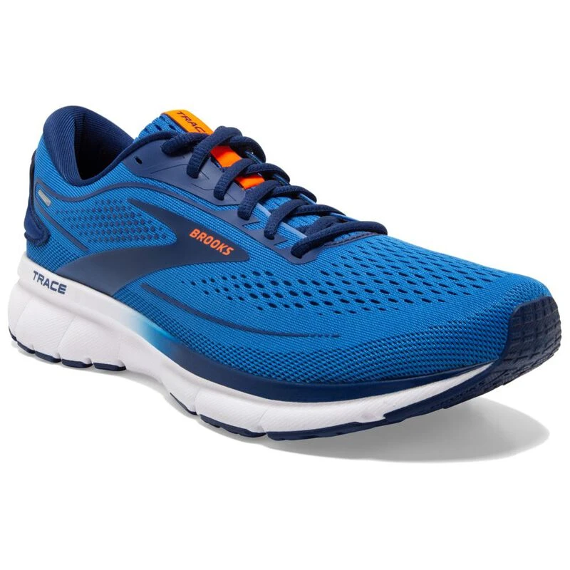 Brooks Mens Trace 2 Running Shoes Blue Sportpursuit