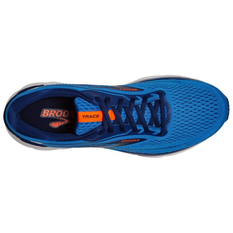 Brooks Mens Trace 2 Running Shoes Blue Sportpursuit