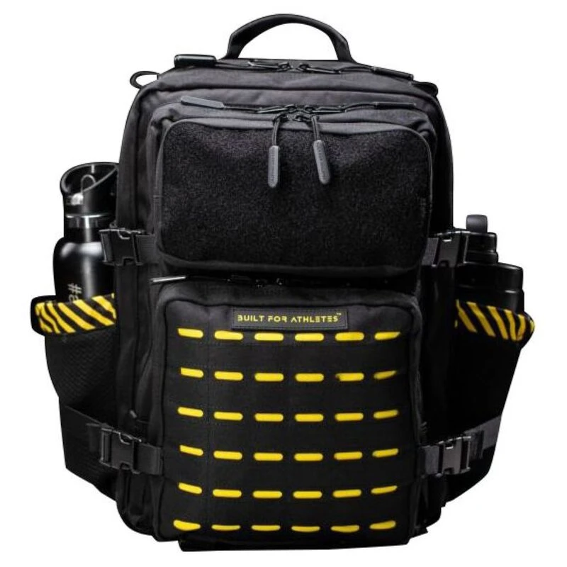 Built for Athletes Large Gym Rucksack (Black/Yellow) | Sportpursuit.co