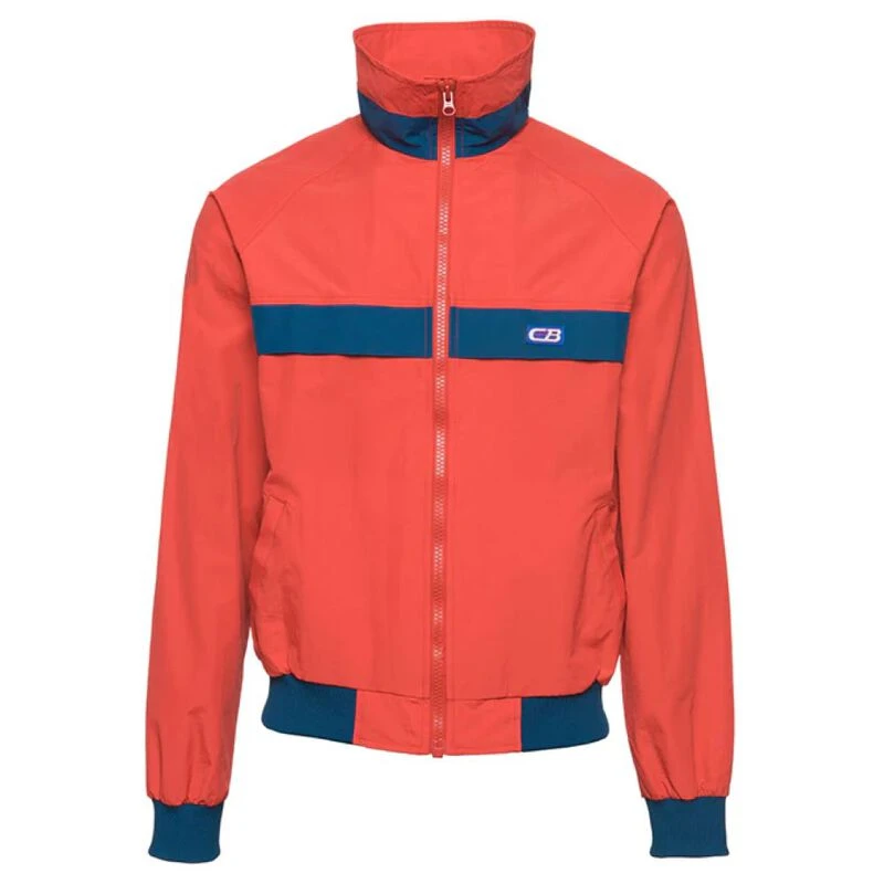 CB Sports Mens Lightweight Bomber Jacket Red Navy