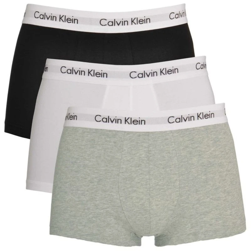 Calvin Klein Intimo 3 Pack Boxers Uomo Nero Bianco Grigio privates
