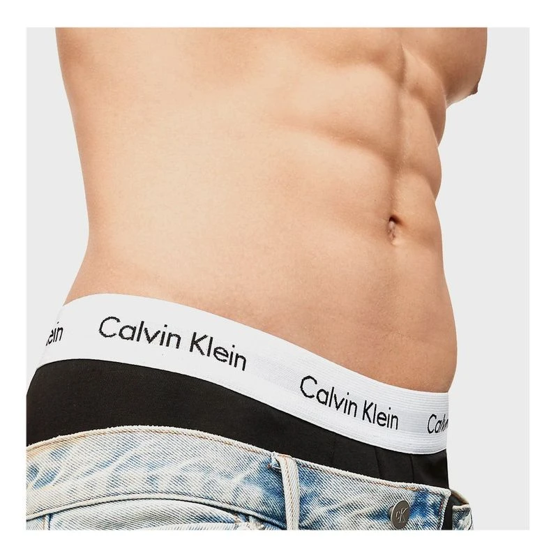 Calvin Klein Mens 3 Pack Boxer Briefs Black White Sportpursuit