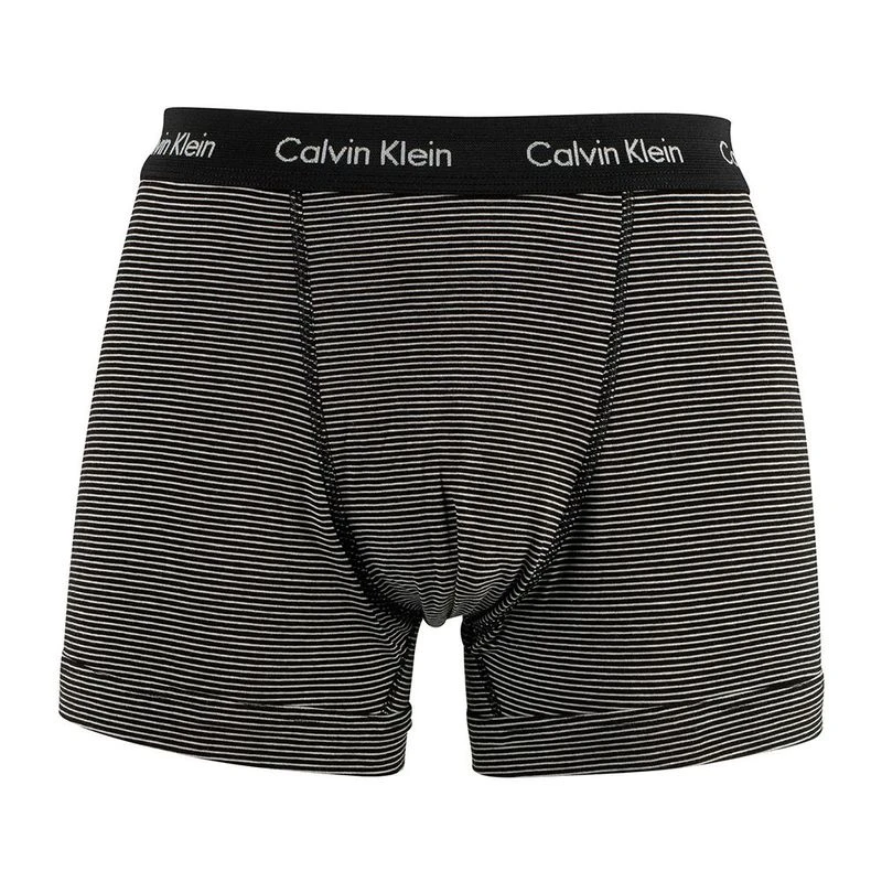 Calvin Klein Mens U2662G X3 Underwear White B W Stripe Black Spo