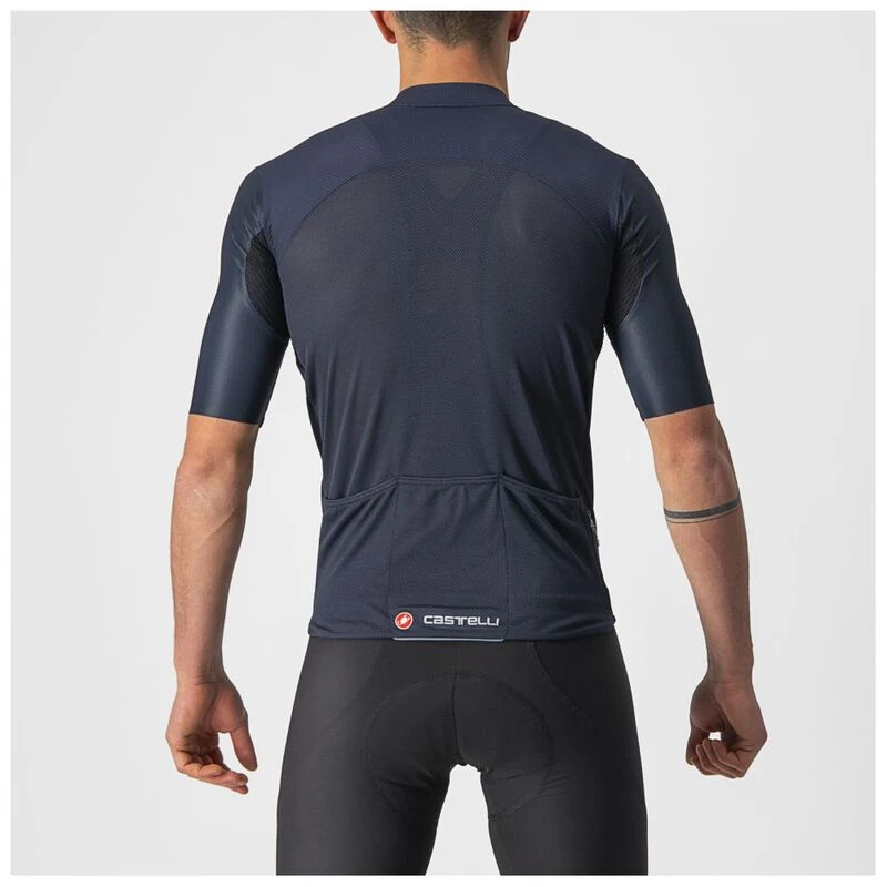 Castelli Mens Endurance Elite Jersey (Savile Blue) | Sportpursuit.com