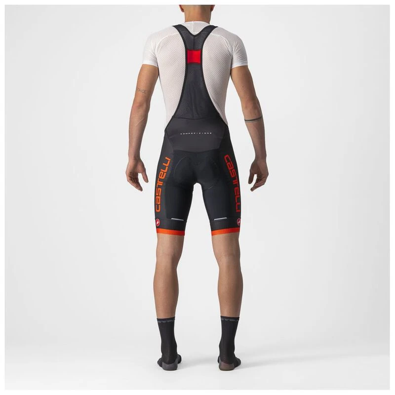 新品COMPETIZIONE SHORT
カステタグ付
L レーサーパンツ Castelli Competizione Bib Shorts Black Red