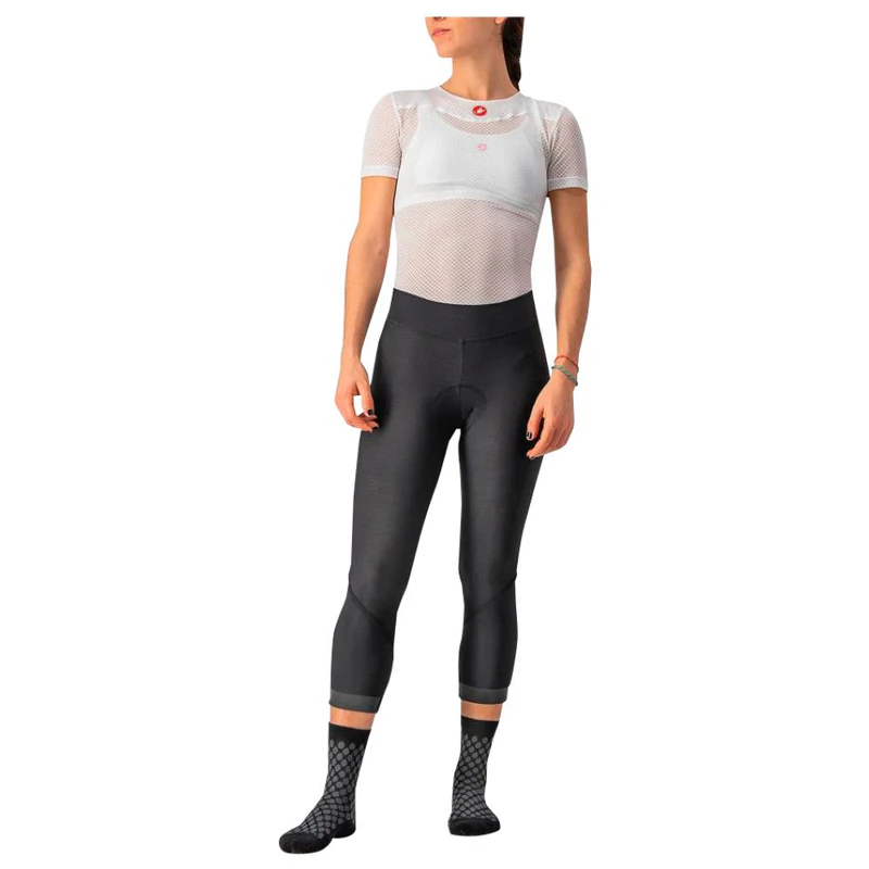 Collant Femme Castelli Kiss – Noir, Taille M, Cuissard à Bretelles, Vélo, Roumanie