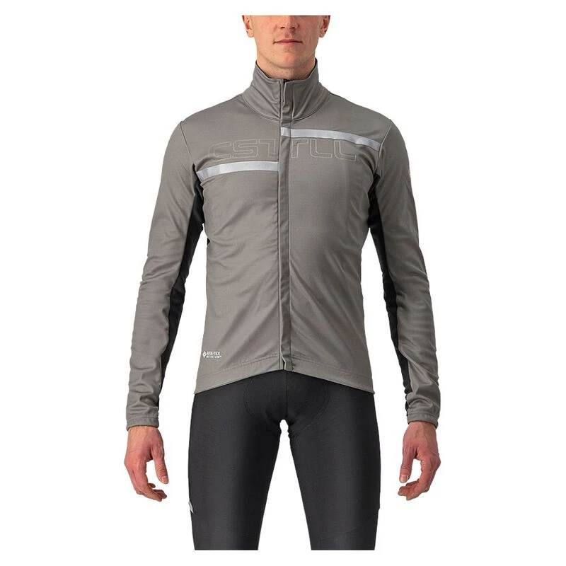 Castelli Mens Transition 2 Jacket (Nickel Gray/Dark Gray