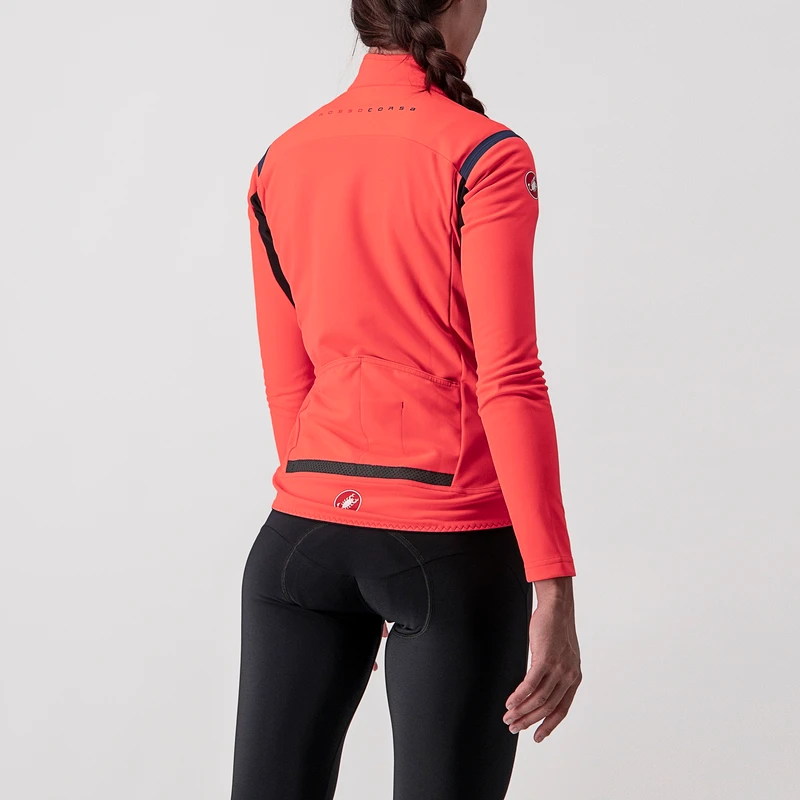 Castelli Womens Perfetto Ros Long Sleeve Jacket (Brilliant Pink) | Spo