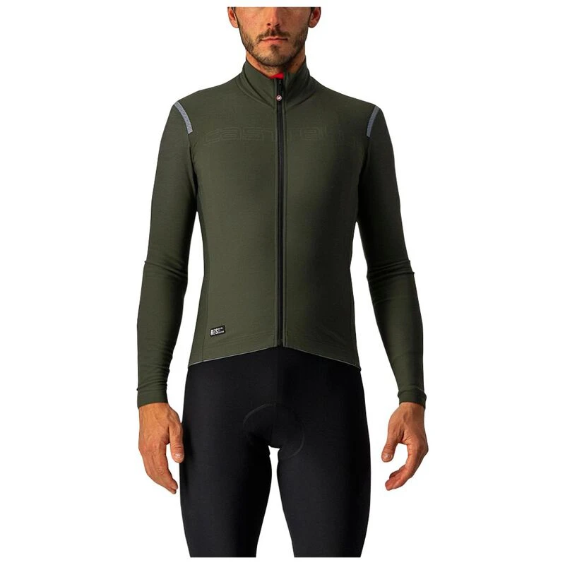 Castelli Mens Tutto Nano Ros Long Sleeve Jersey (Military Green) | Spo
