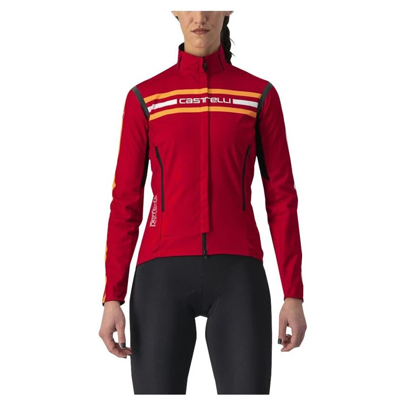 Castelli Womens Perfetto Ros 2 Jacket Dark Red Sportpursuit