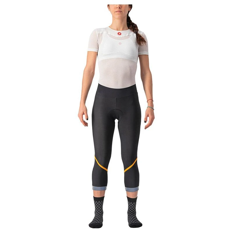 CASTELLI Velocissima Knicker, Leggings Da Ciclismo Donna Con Fondello Kiss Air2, Tessuto Thermoflex Termico, Rifrangenti