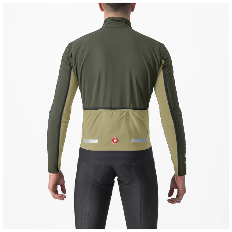 Long Sleeve Jersey Castelli Perfetto Ros Military Green Castelli
