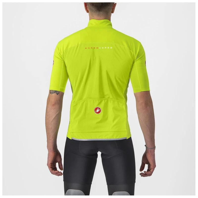 Castelli Mens Perfetto Ros 2 Jersey (Electric Lime) | Sportpursuit.com
