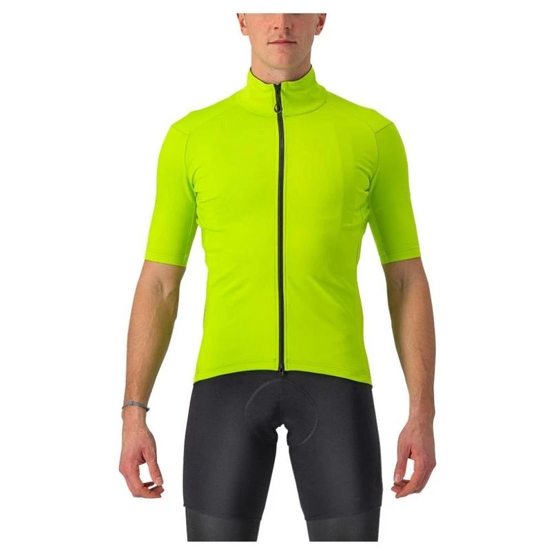 Castelli Mens Perfetto Ros 2 Jersey (Electric Lime) | Sportpursuit.com