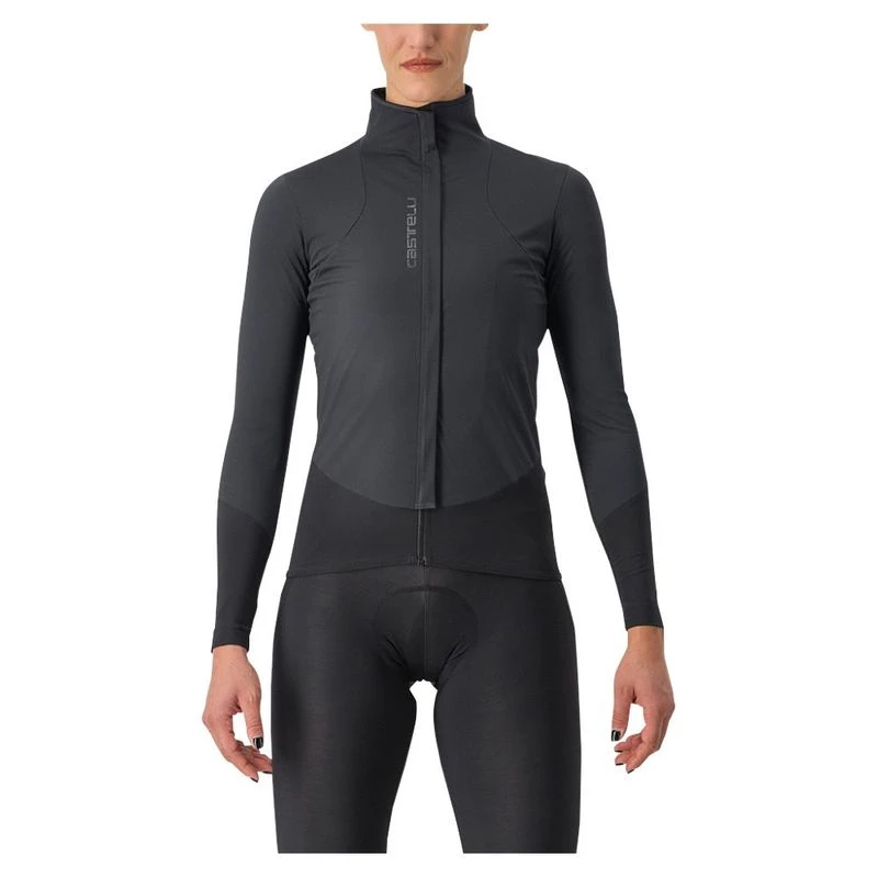 Castelli Womens Beta RoS Windproof Jacket (Black) | Sportpursuit.com