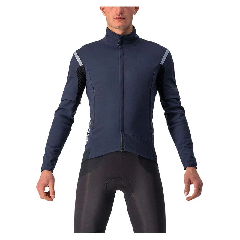 Castelli Mens Perfetto Ros 2 Windproof Jacket (Blue) | Sportpursuit.co